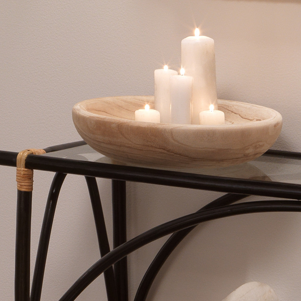 Laurel Large Wooden Bowl, Small