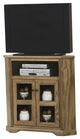Eagle Furniture Oak Ridge, Tall 41" Wide Corner TV Console, Medium Oak