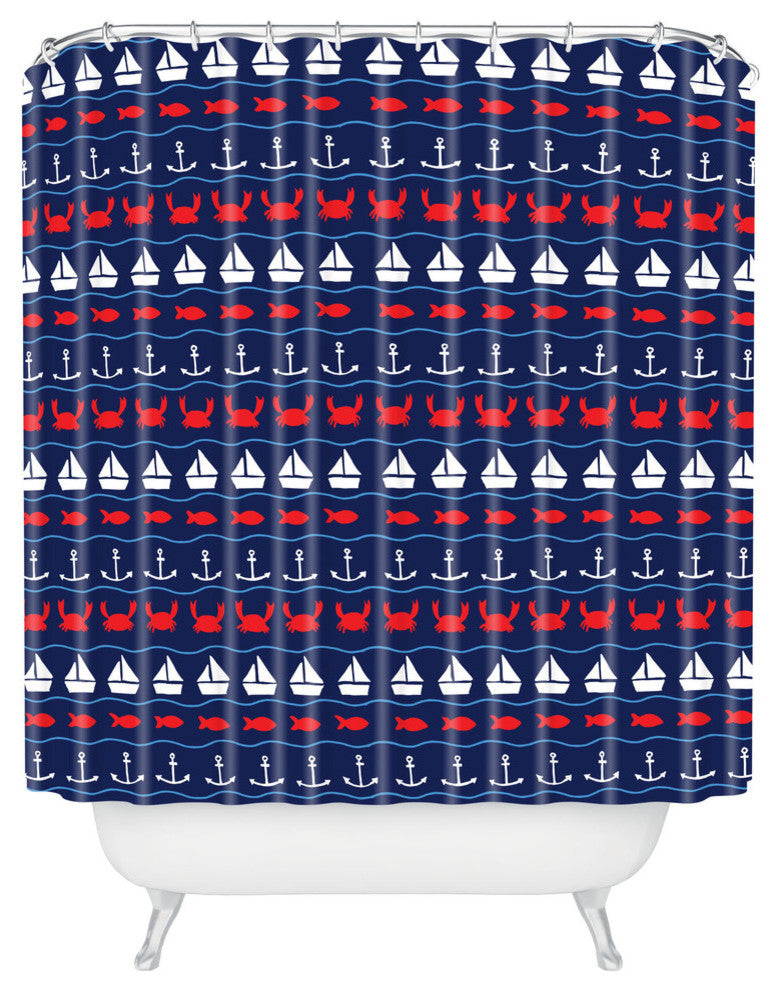 Robert Farkas Summer Pattern Shower Curtain