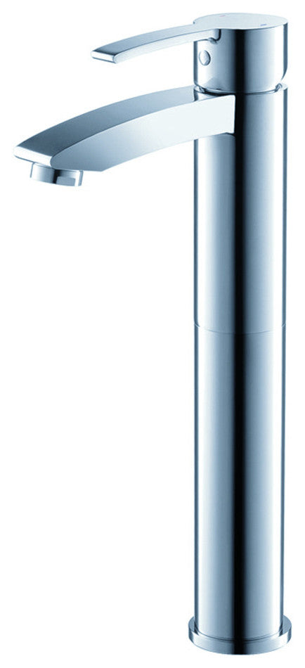 Attrazione Modern Glass Bathroom Vanity With Frosted Edge Mirror, FFT3112CH