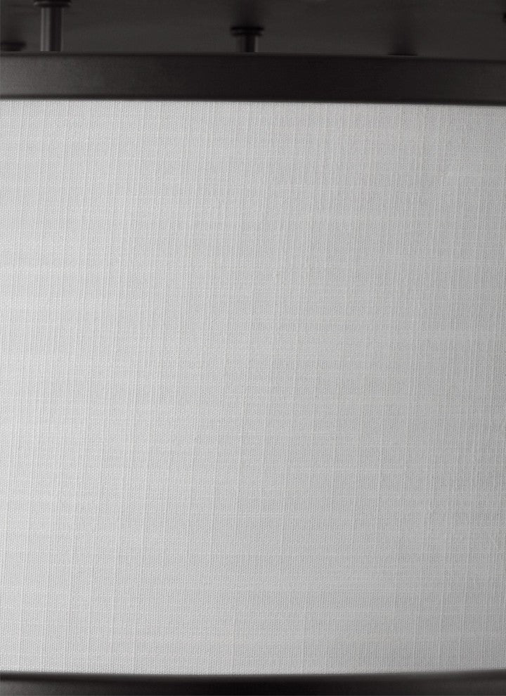 Generation Lighting Semi-Flush Mount, Oil Rubbed Bronze, 5-Light