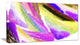 Purple Vibrant Brushstrokes, Abstract Canvas Art Print, 40x20