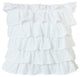 Tiered Ruffled Eyelet Pillow, 18x18