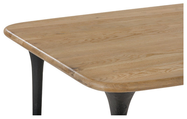 Etro Solid White Oak Dining Table - Natural
