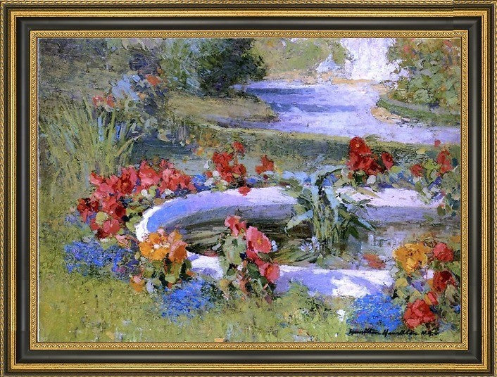 Hamilton Hamilton the Garden Framed Premium Canvas Print, 16"x24"