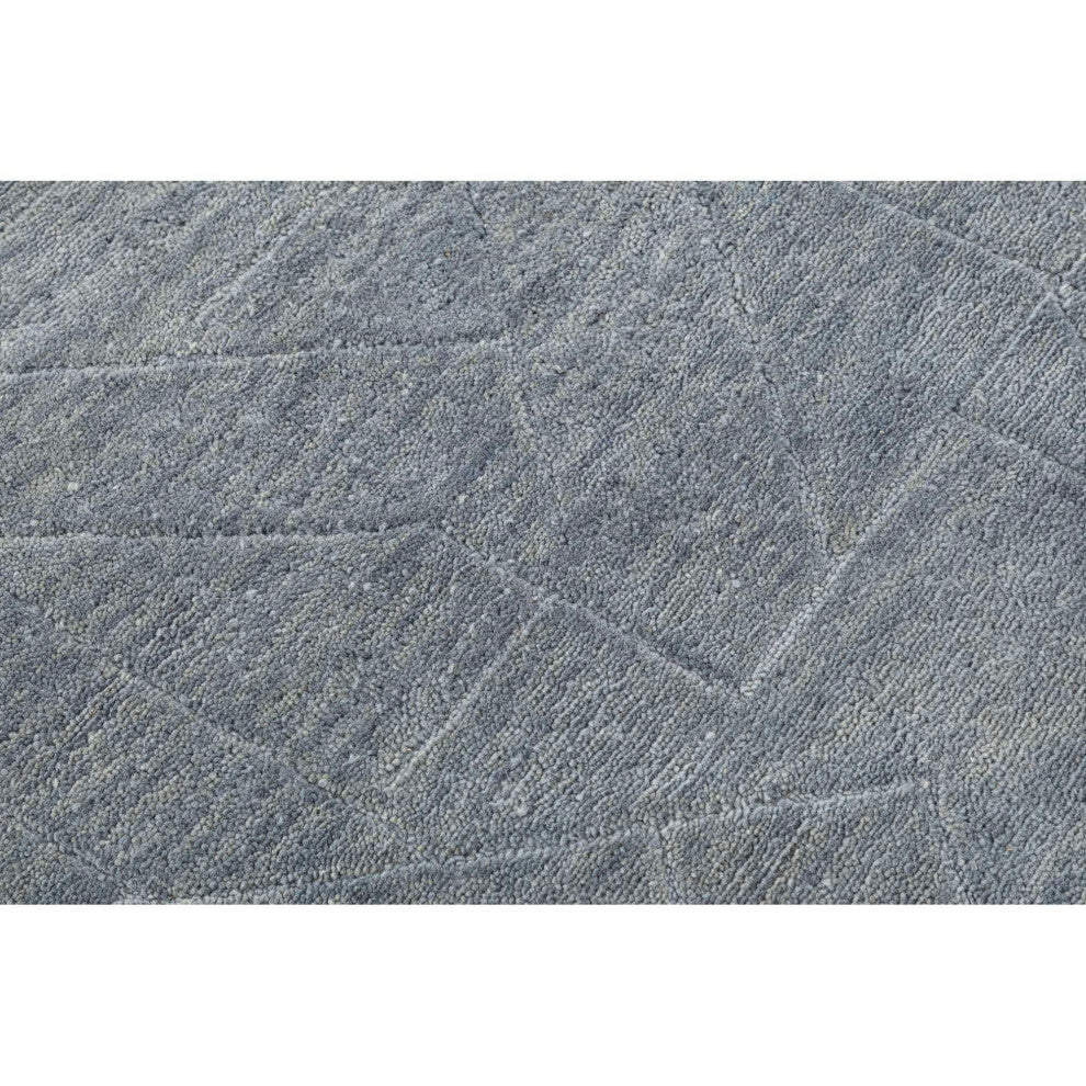 Quartz Relief Area Rug, Blue, 8'x10'