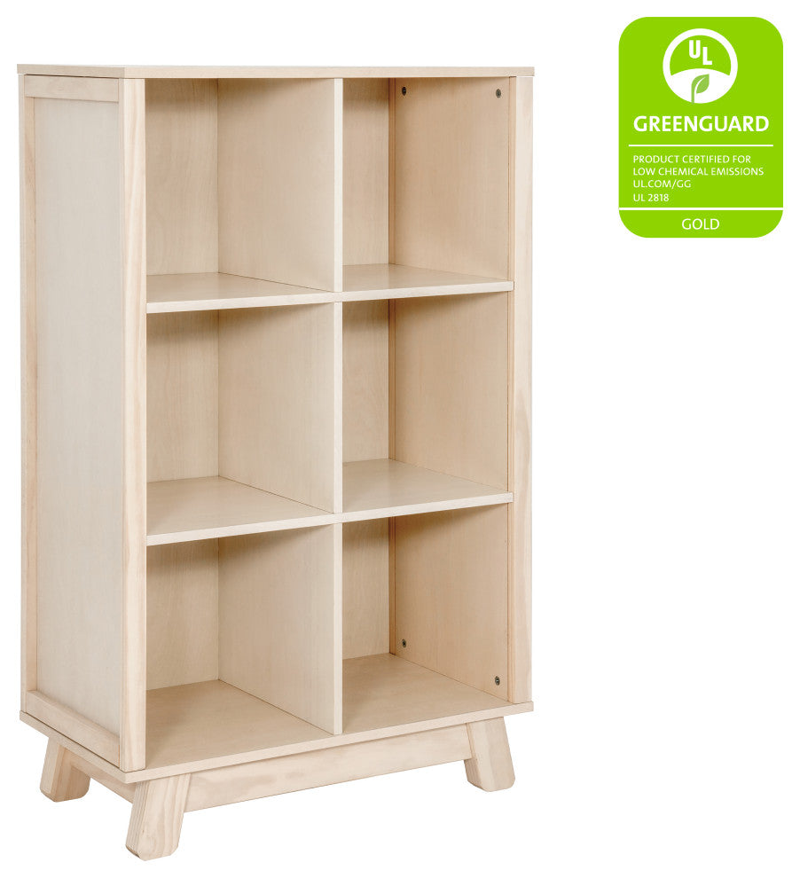 Hudson Cubby Bookcase, Washed Natural