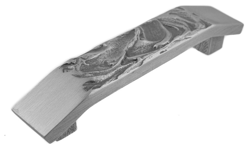Rustic Pewter Cabinet Pull Hawk Hill Hardware, Satin
