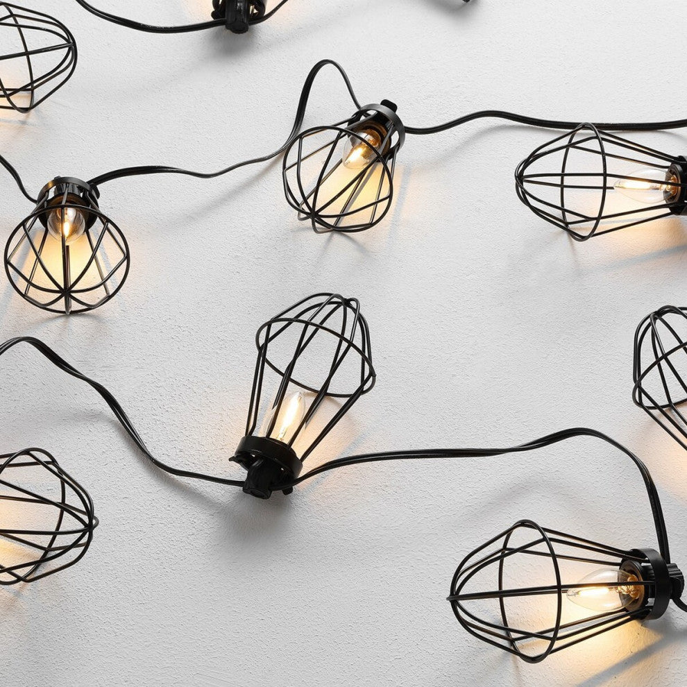 Safavieh Ellina Led Outdoor String Lights Black
