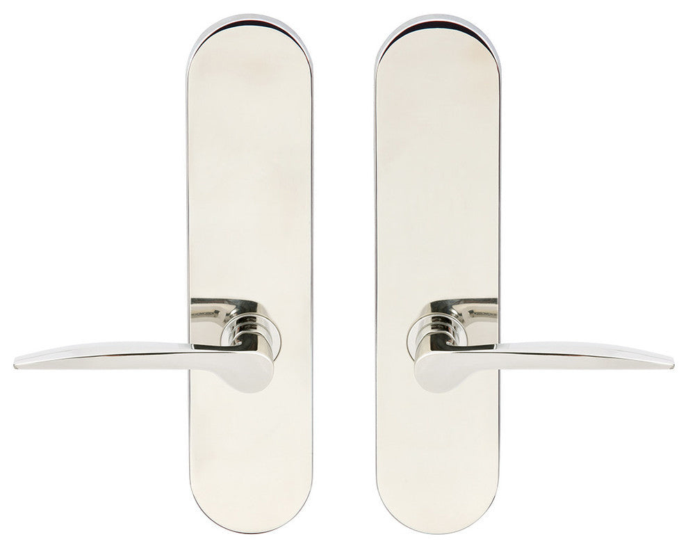 Toronto Lever, Tubular Full Dummy Pair, Right Hand, Polished Stainless Steel