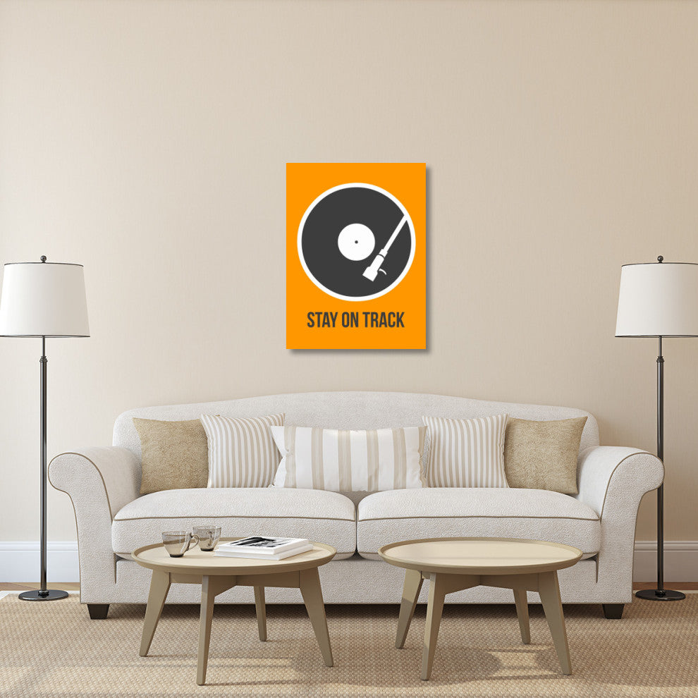 "Stay On Track Vinyl Poster 1" Fine Art Print
