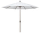 11' Champagne Auto-Tilt Crank Aluminum Umbrella, Canvas Pacifica