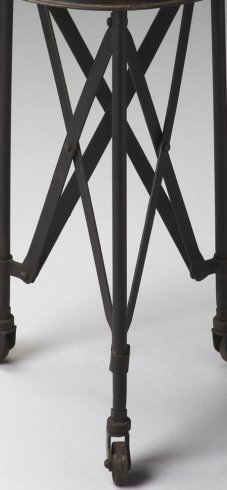 Butler Costigan Industrial Chic Accent Table, Black, Black