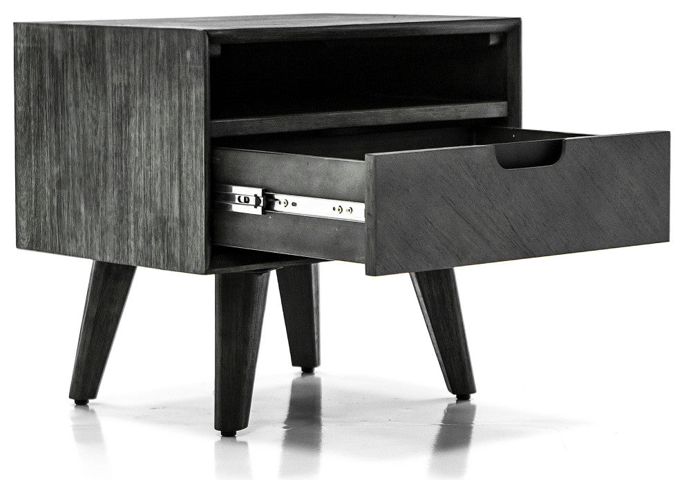 Mohave 3-Piece Acacia Queen Bed and Nightstands Bedroom Set