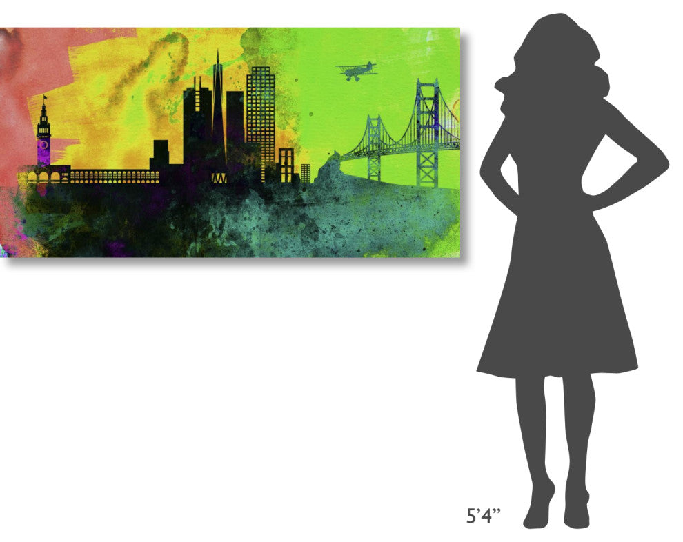 "San Francisco City Skyline" Fine Art Print