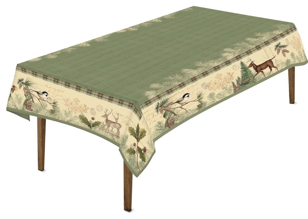 Laural Home Woodland Forest 70" X 84" Tablecloth