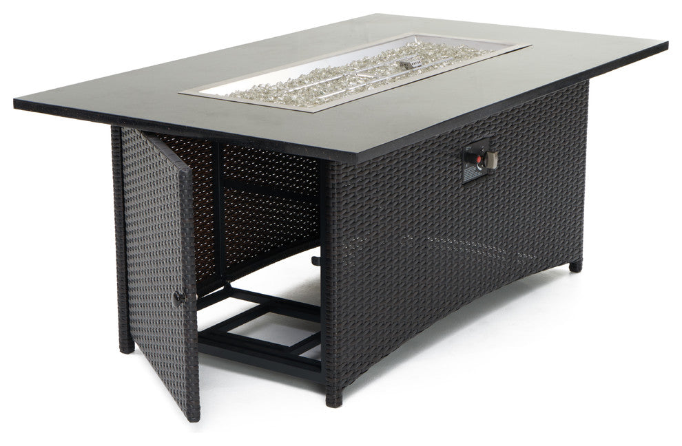 Deco 5 Piece Sunbrella Outdoor Patio Love and Motion Club Fire Set, Ginkgo Green