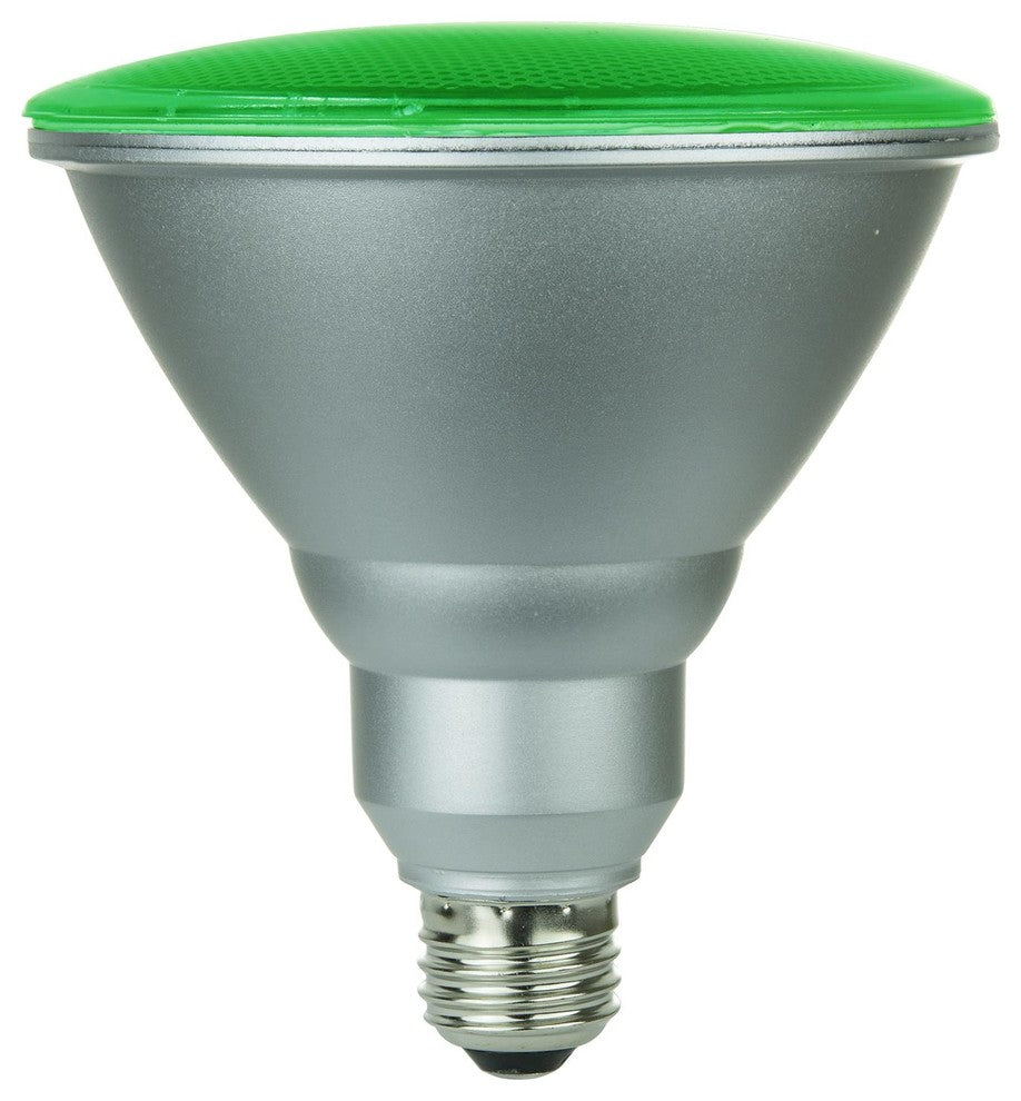 Sunlite Led Par38 Colored Reflector 6W Light Bulb Medium, E26, Base, Green