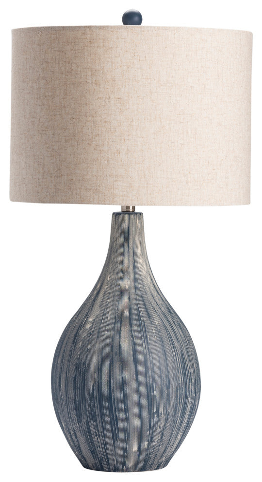 Dillon Nautical Navy Table Lamp, 32"