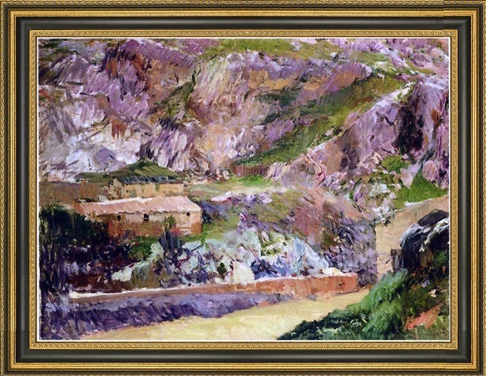 Joaquin Sorolla Y Bastida Windmills on the Tagus Toledo Canvas Print, 18"x24"