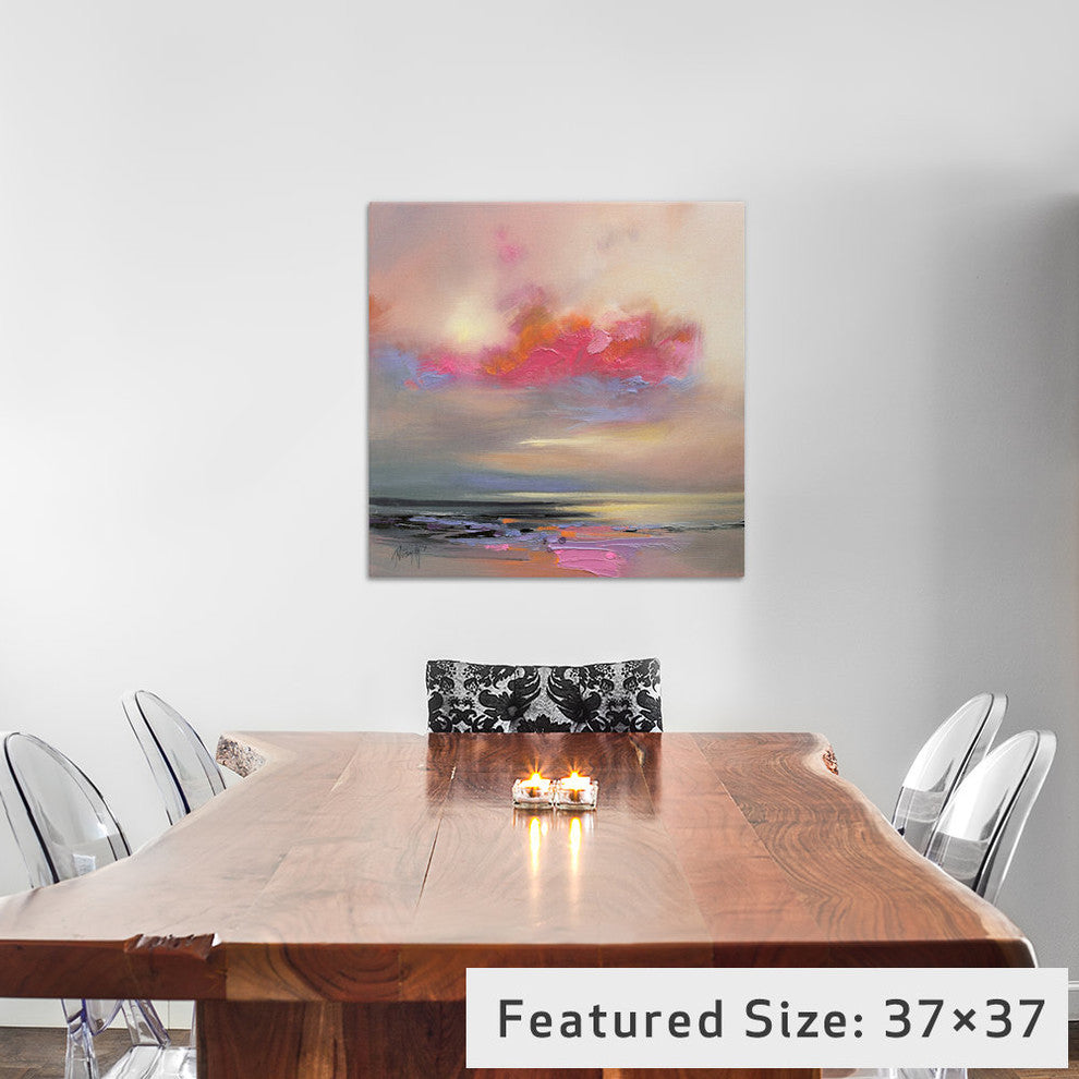 "Magenta Cloud" by Scott Naismith, 26"x26"