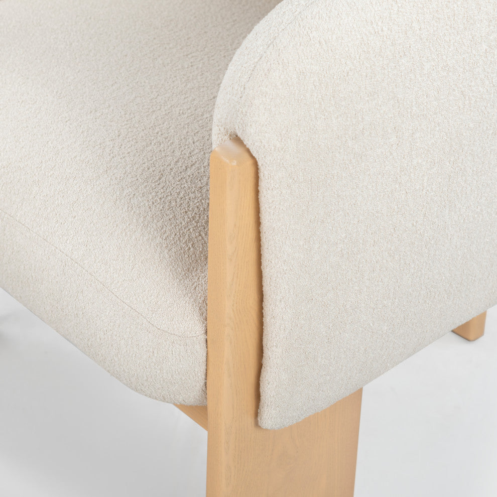 Safavieh Couture Lauricella Dining Chair, Tan/Natural