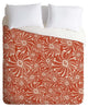 Deny Designs Heather Dutton Bursting Bloom Spice Duvet Cover - Lightweight