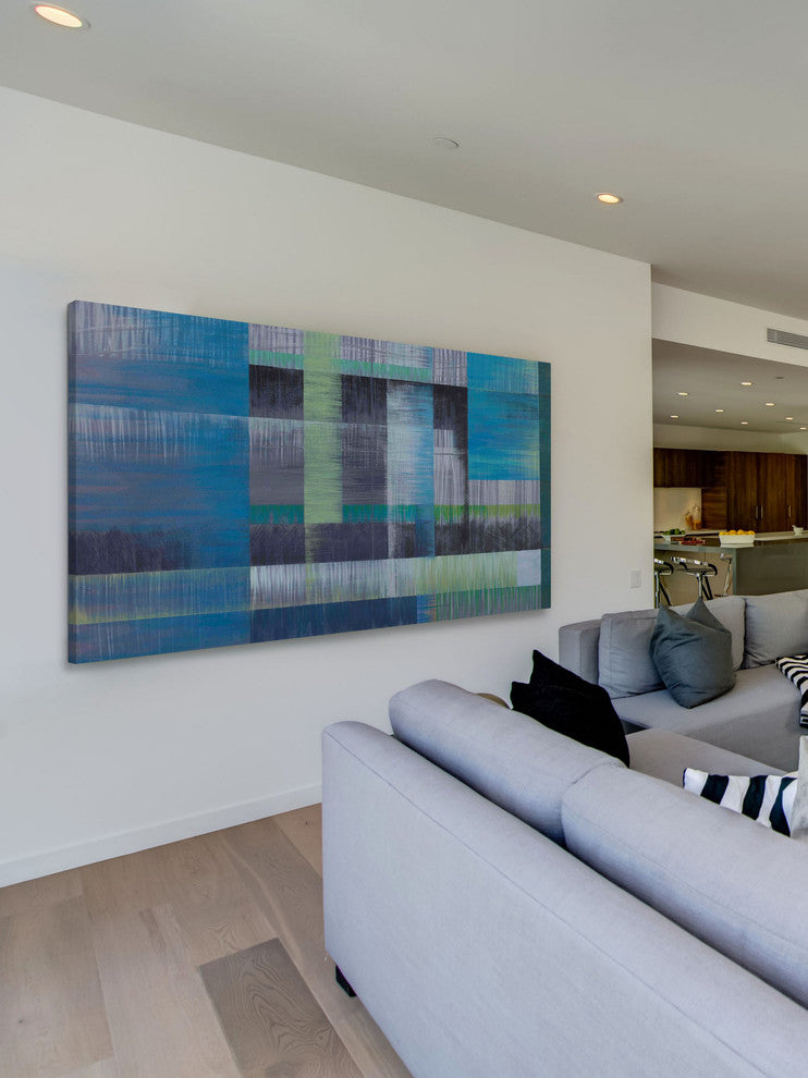 "Vibrations" Painting Print on Wrapped Canvas by Julie Joy