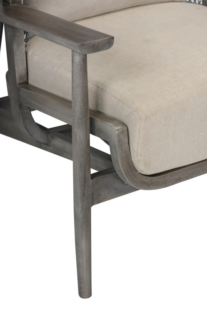 Wingman Cane Accent Chair