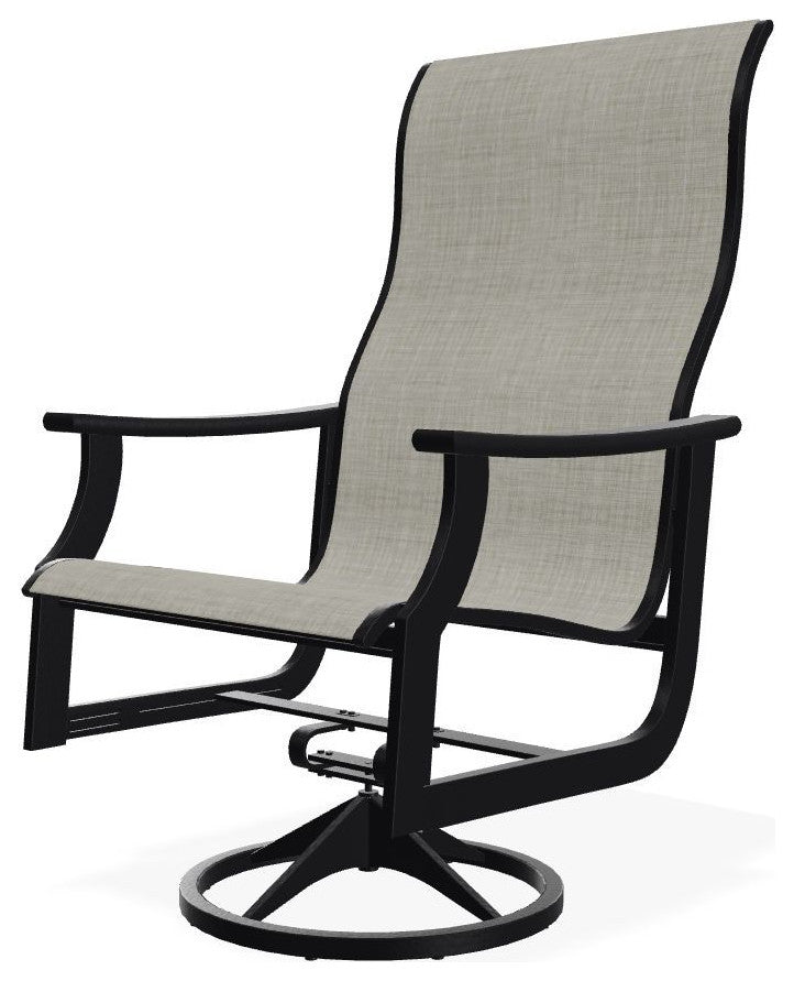 St. Catherine Sling Outdoor Supreme Swivel Rocker, Ella/Black