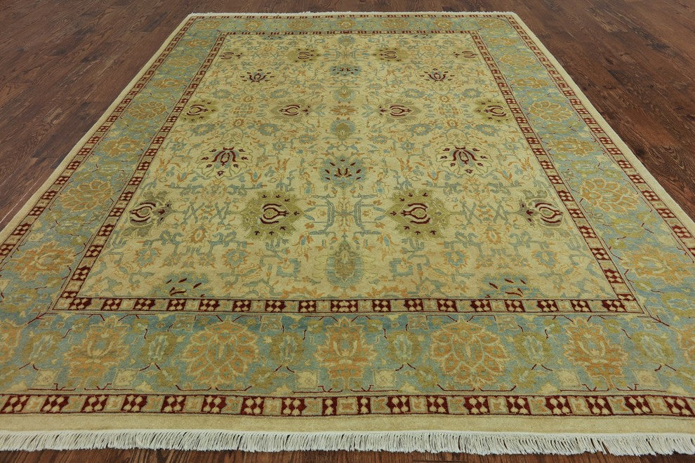 Traditional Oriental Hand Knotted 8'x10' Peshawar Area Rug, W2556