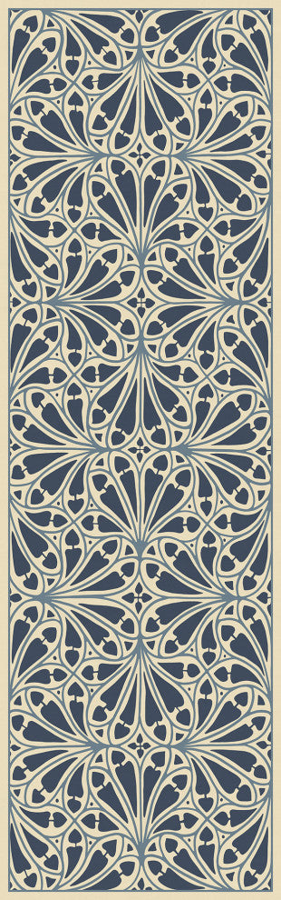 Joli Sol Cornwall Vinyl Mat, 30x96 Runner