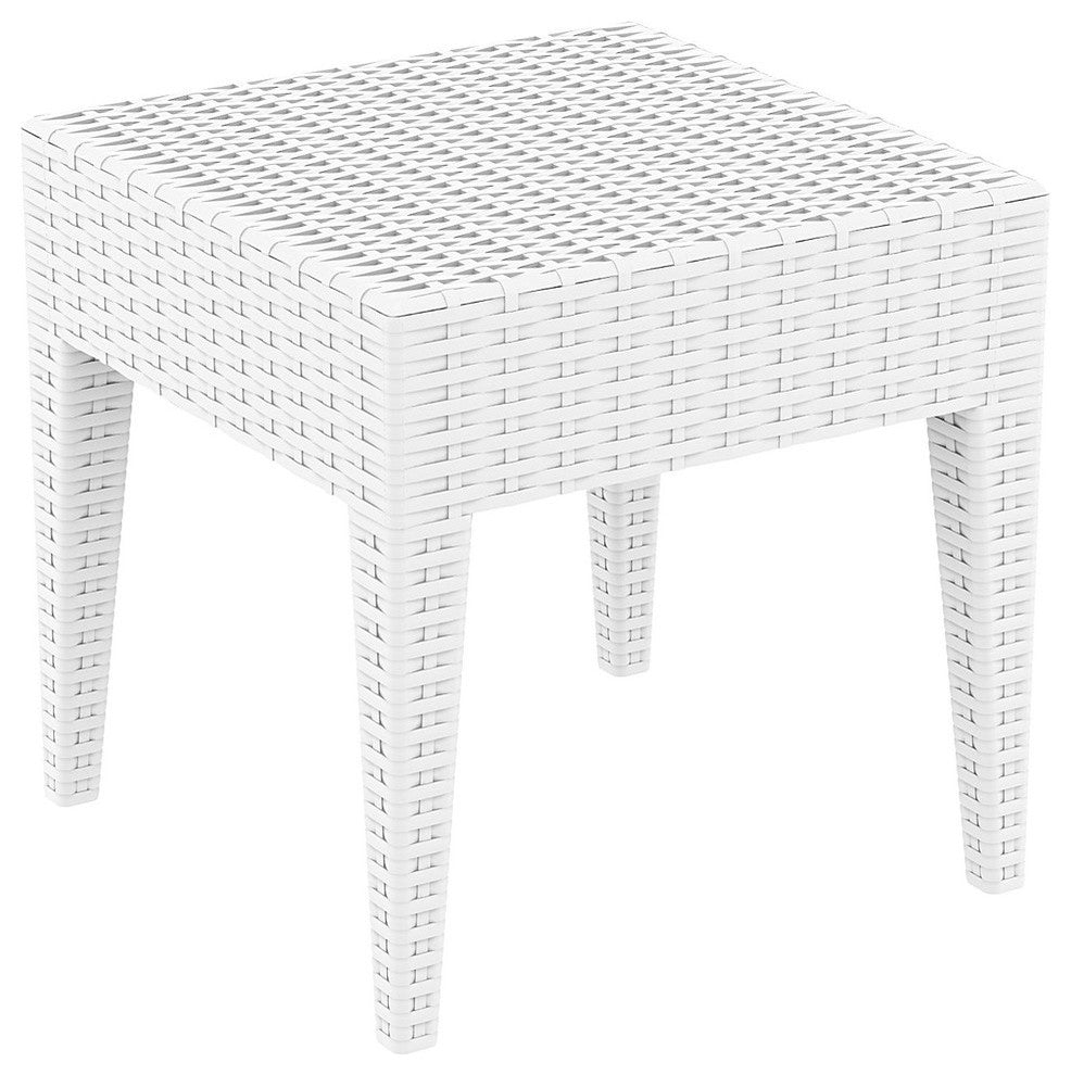Compamia Panama 3-Piece Patio Seating Set, White