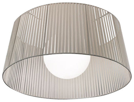 Ribbon Ceiling Light, Ivory Shade