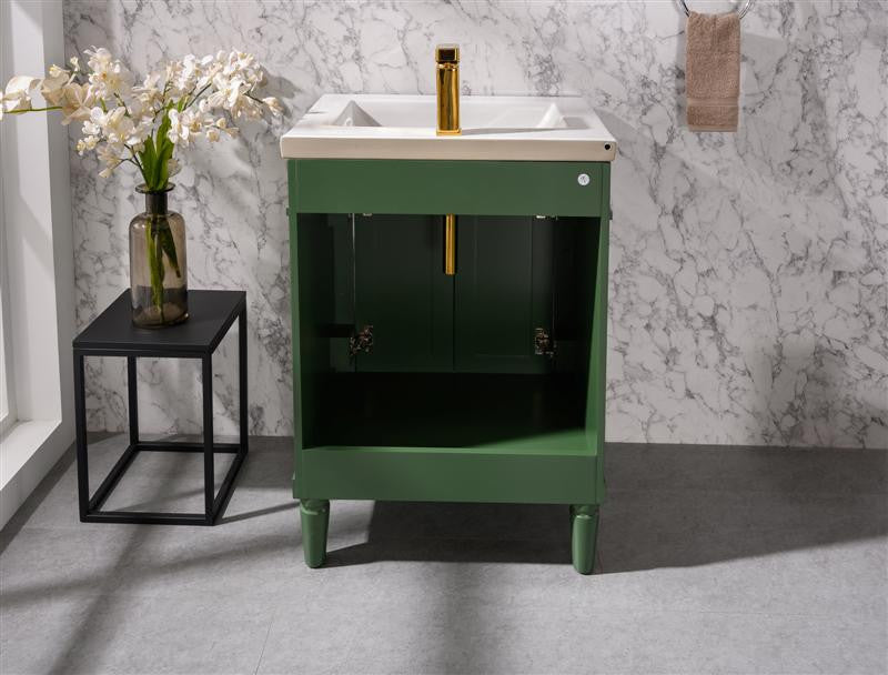 24" Vogue Green Sink Vanity
