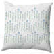 Periwinkle Stripe Pillow, Blue, 20"x20"