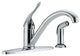 Delta HDF Single Handle Kitchen Faucet With Spray, Chrome, 400LF-HDF