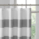 Madison Park Spa Waffle Shower Curtain With 3M Treatment, Grey