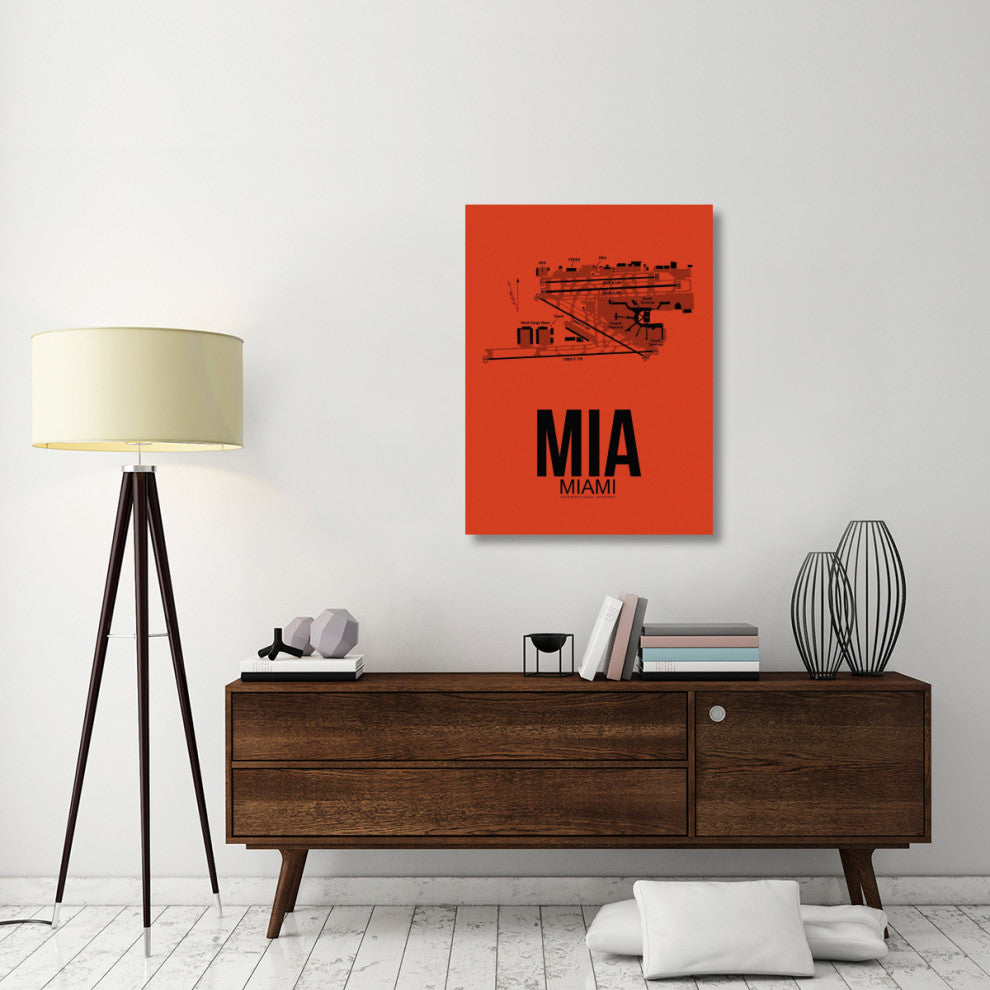 "MIA Miami Airport Orange" Fine Art Print