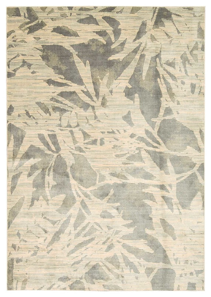 Calvin Klein Home Maya Borneo Zinc Area Rug By Nourison, 7'6"x10'6"