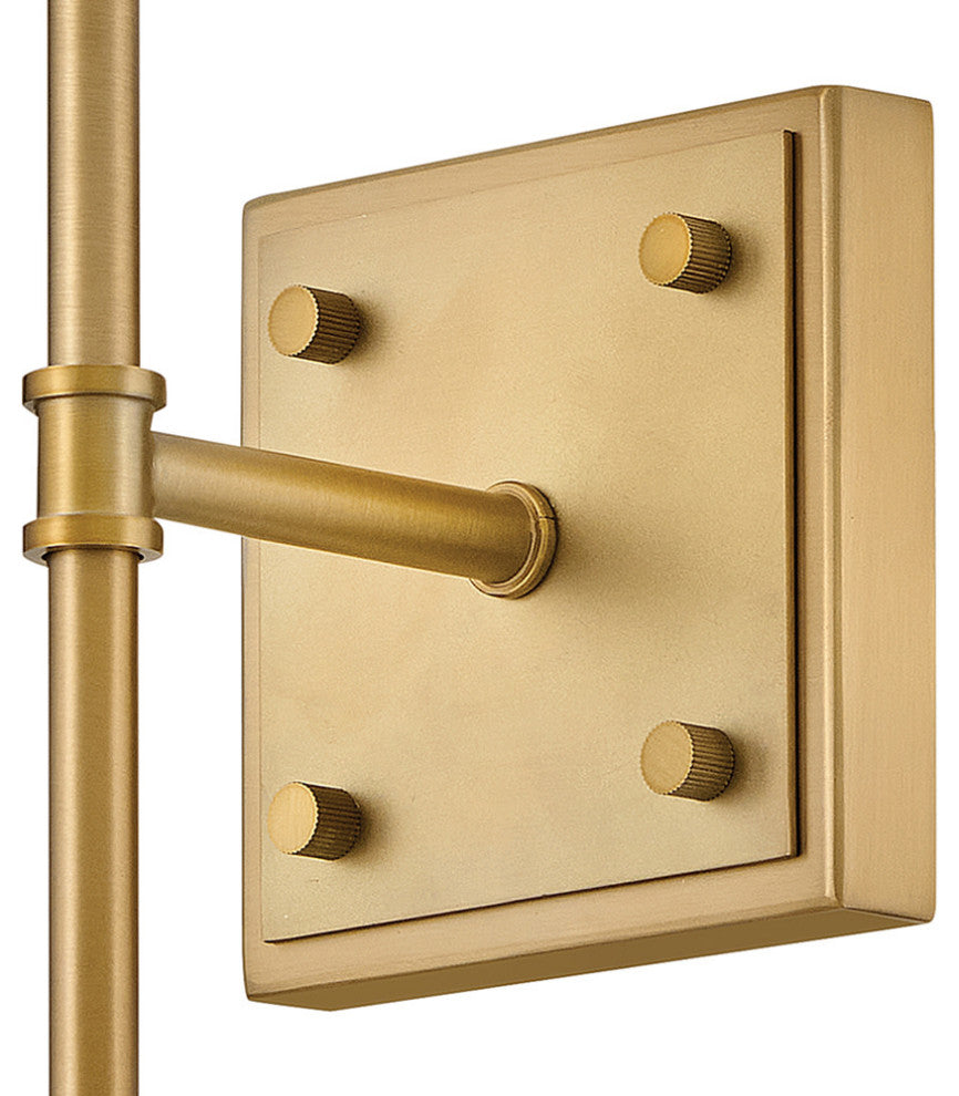 Hinkley Saunders Medium Sconce, Lacquered Brass