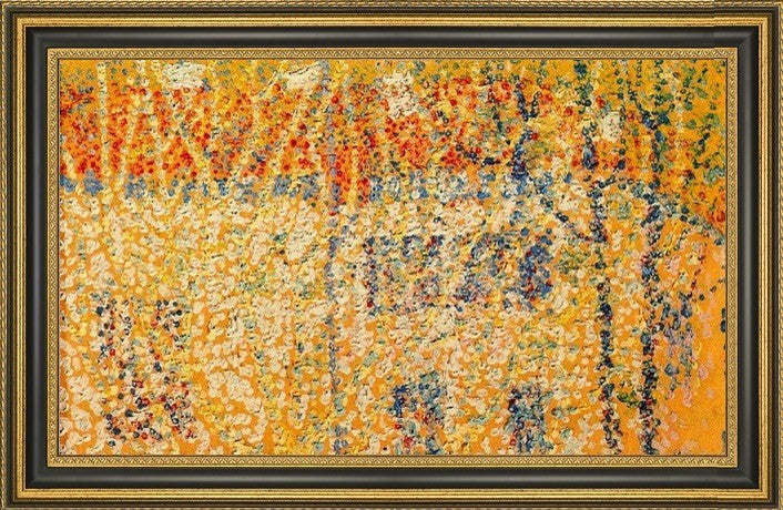 Kazimir Malevich Landscape - 16" x 24" Framed Premium Canvas Print