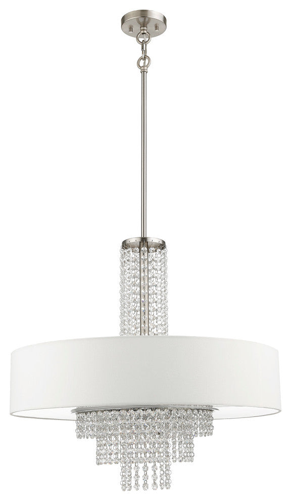 Carlisle 5-Light Pendant, Brushed Nickel