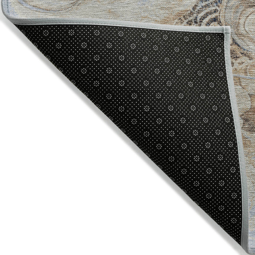 Machine Washable Indoor/Outdoor Chantille ACN1860 Denim 2'6" x 3'10" Rug
