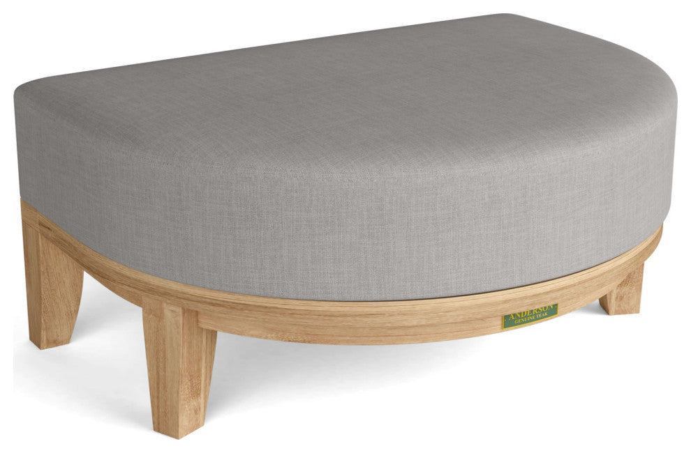 Anderson Teak DS-304 Coronado Deep Seating Ottoman With Cushion
