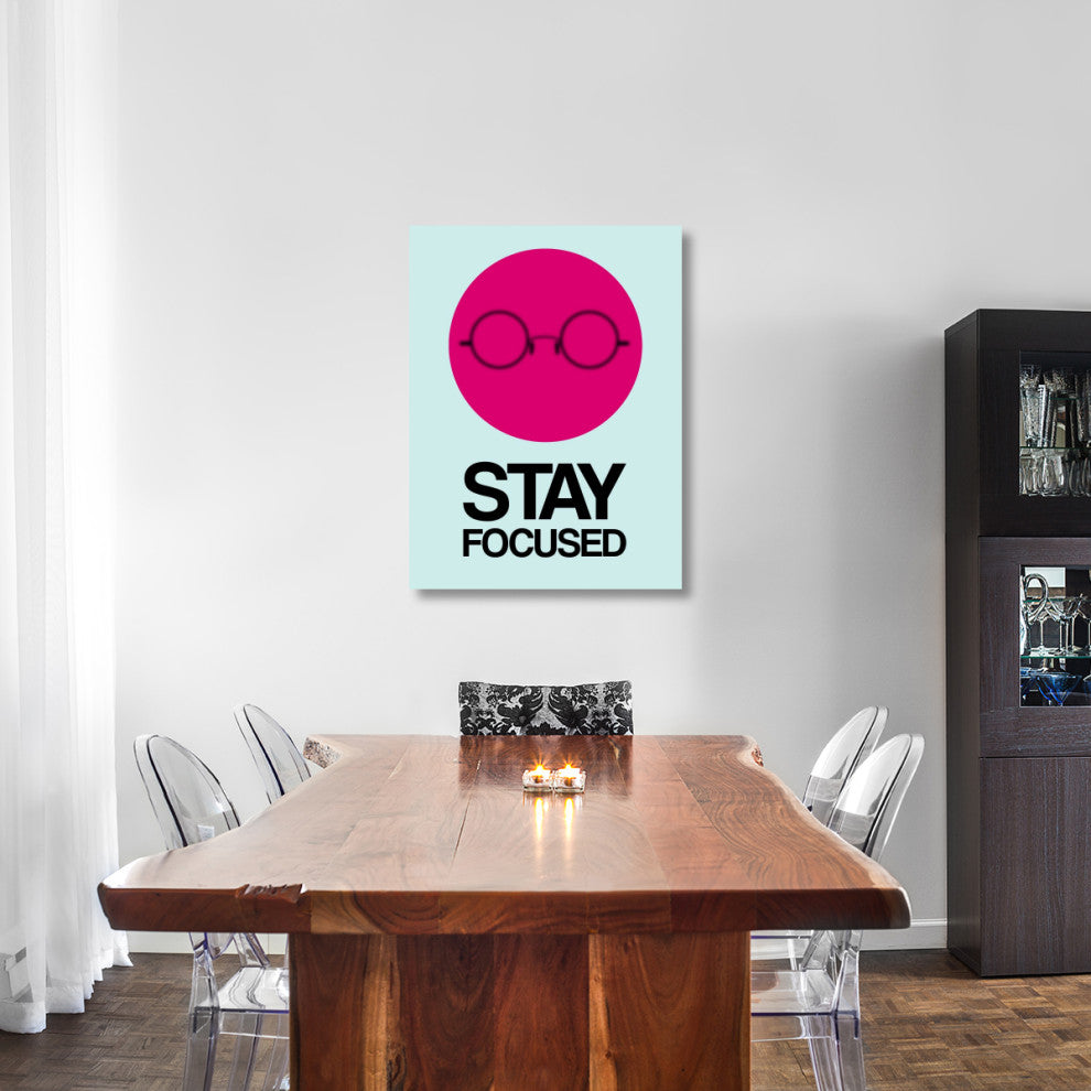 "Stay Focused Circle Poster 1" Fine Art Print