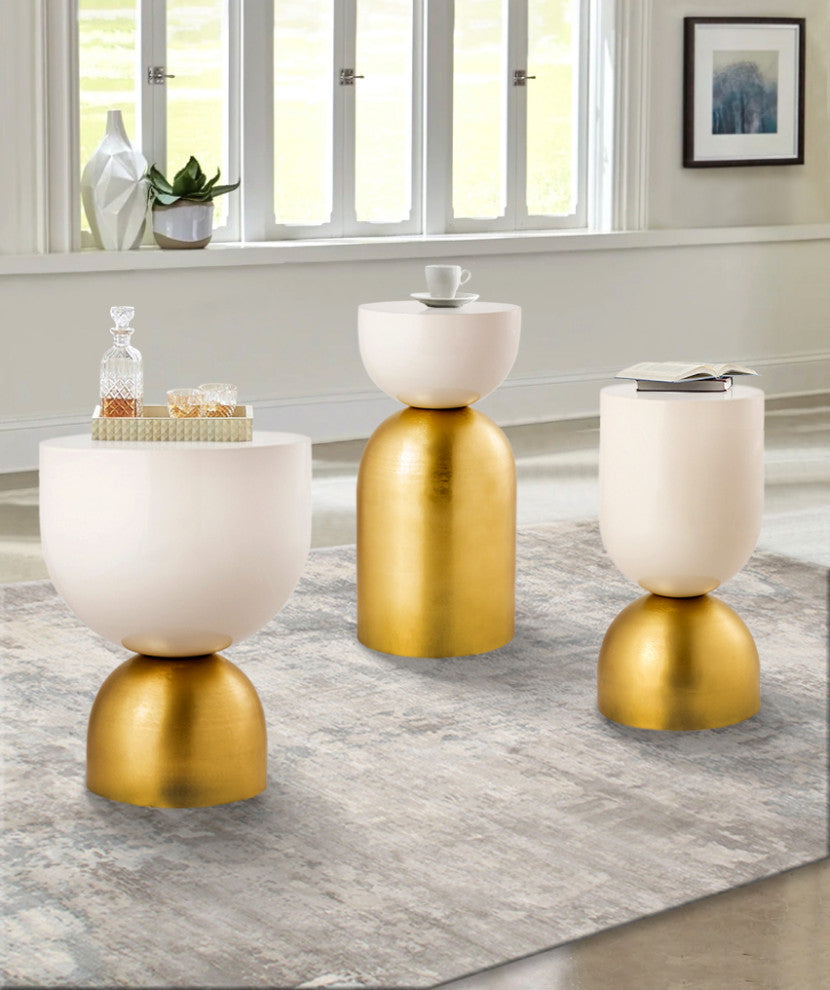 Pasargad Home Calista Side Table