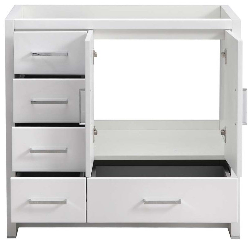 Fresca Imperia 36" Gloss White Cabinet, Left Version