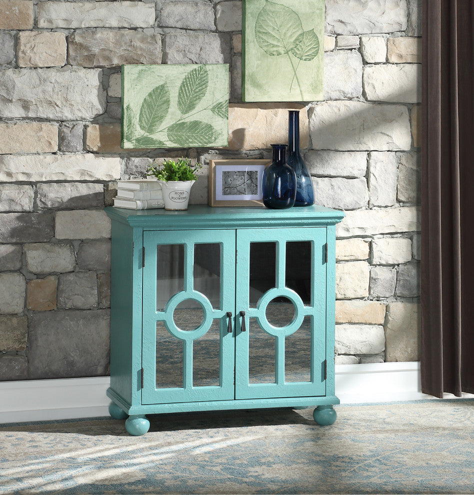 Chai Accent Chest, Aqua