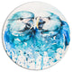 Spix'S Macaw Watercolor, Animal Large Disc Metal Wall Art, 23"
